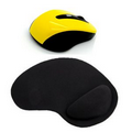 Promotek Wireless Mouse + Wrist Rest Mouse Pad